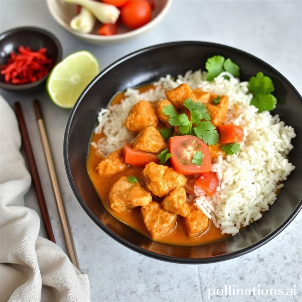 Delicious Thai Red Curry Chicken