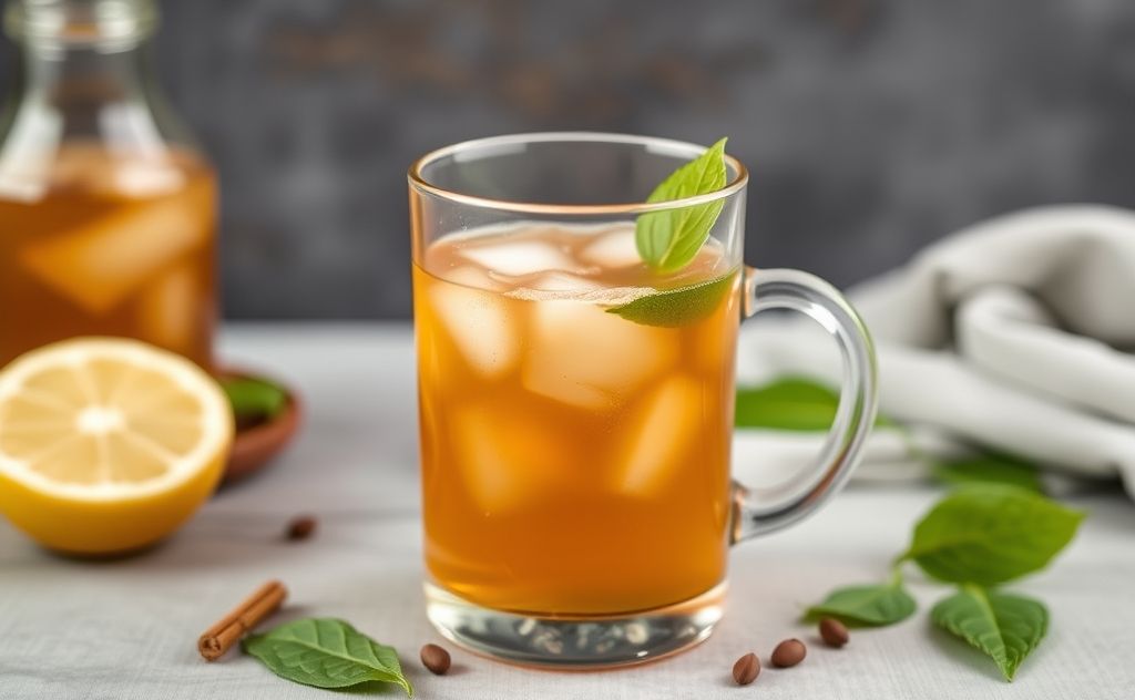 Thai tea naturally gluten free beverage