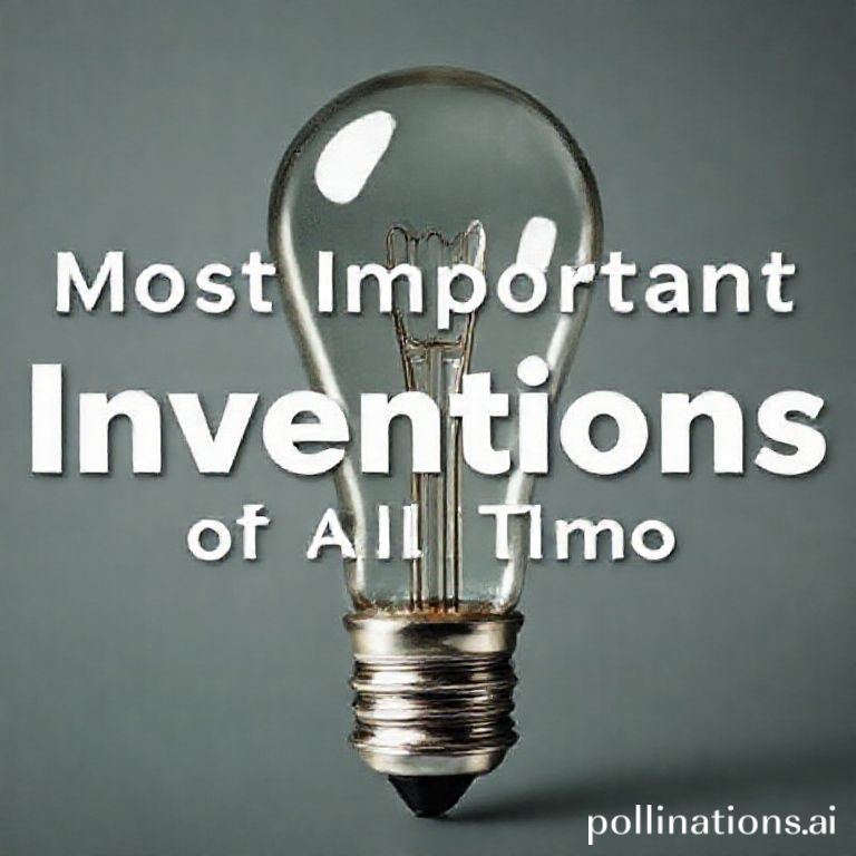 The 10 Most Important Inventions of All Time