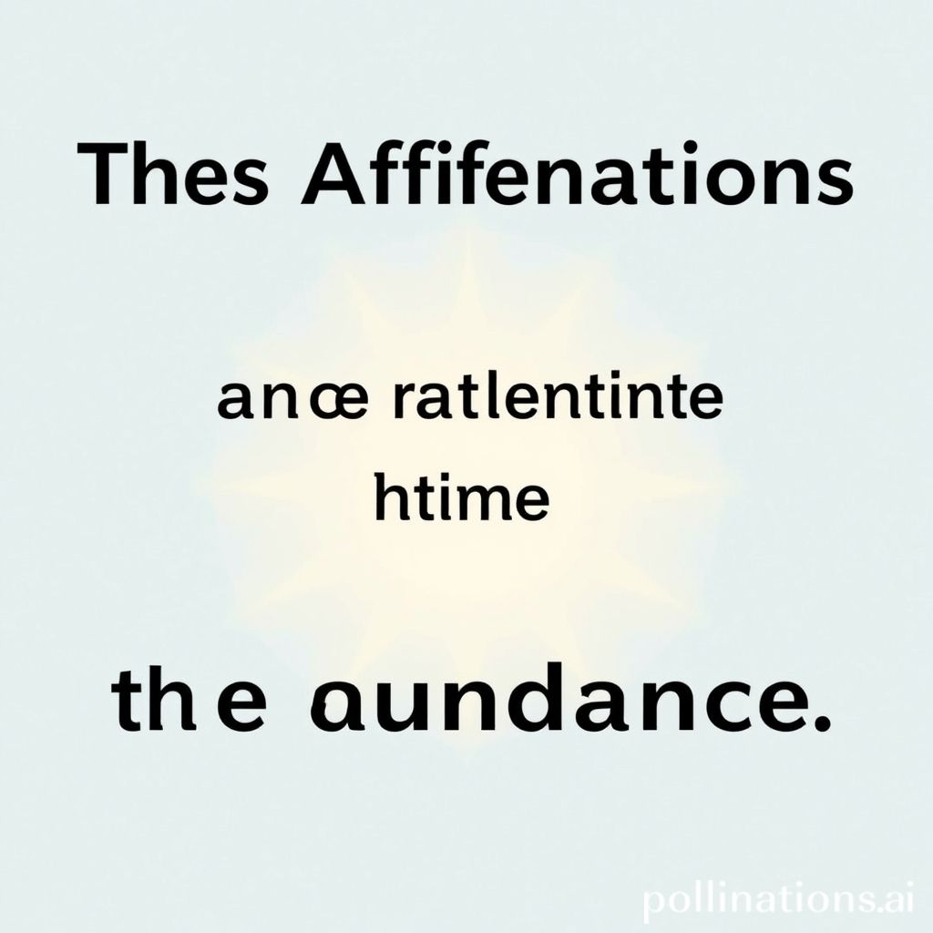 The Best Affirmations for Manifestation and Attracting Abundance