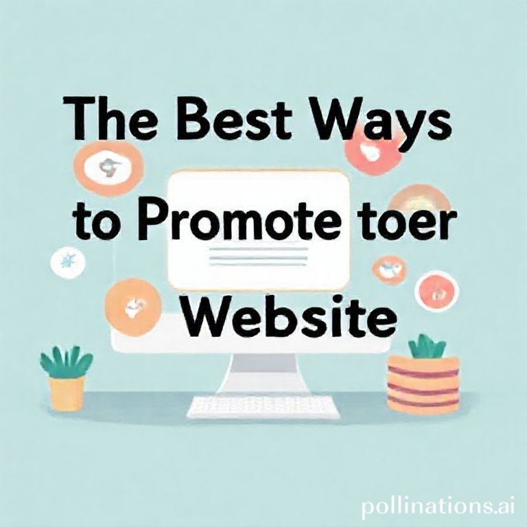 The Best Ways to Promote Your Website