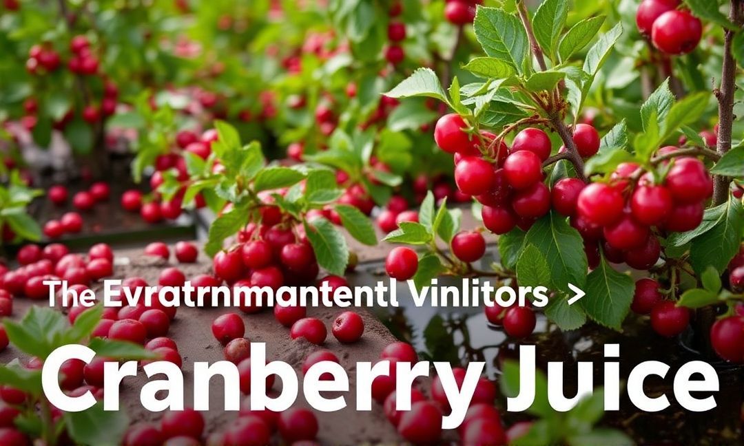 The Environmental Impact of Cranberry Juice Production