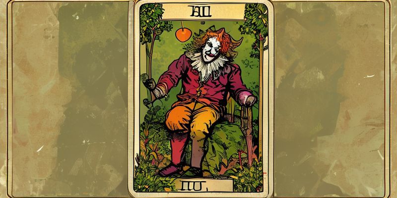 The Fool Tarot card, representing new beginnings and innocence