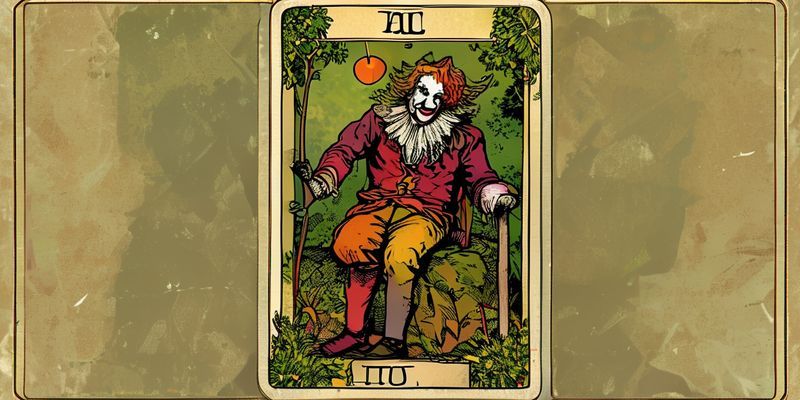The Fool tarot card, representing new beginnings and innocence