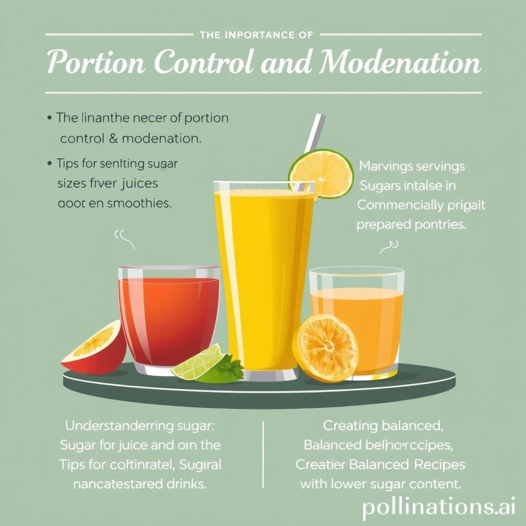 Importance of Portion Control and Moderation in Drinks