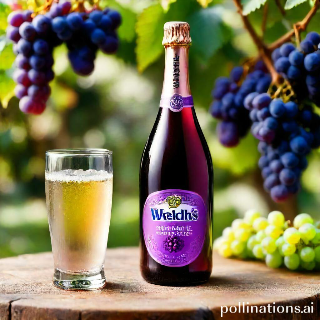 Non-Alcoholic Welch's Sparkling Grape Juice: Safe for All Ages