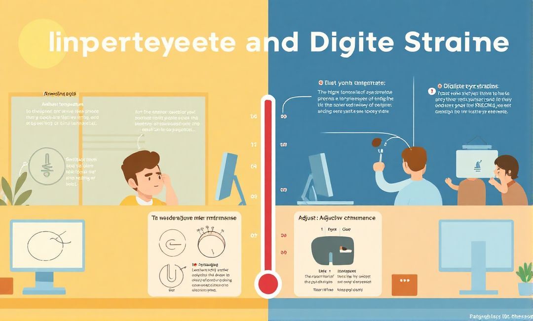 The Relationship Between Temperature and Digital Eye Strain