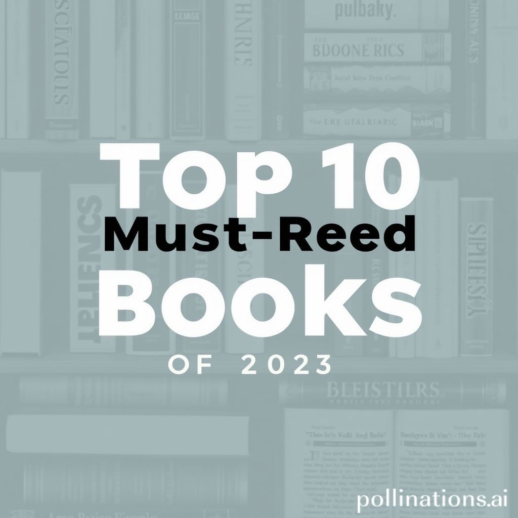 The Top 10 Must-Read Books of 2023
