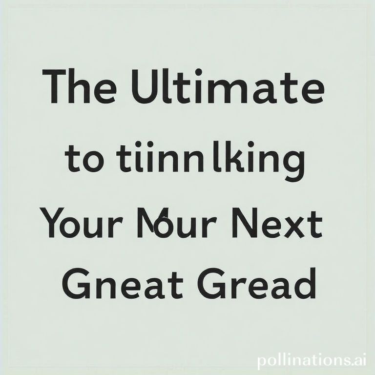 The Ultimate Guide to Finding Your Next Great Read