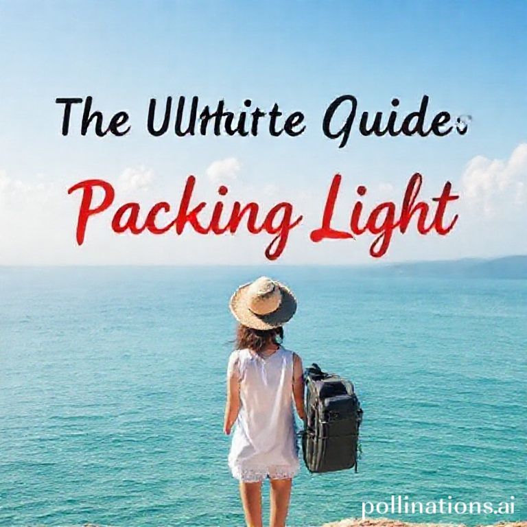 The Ultimate Guide to Packing Light for Any Vacation