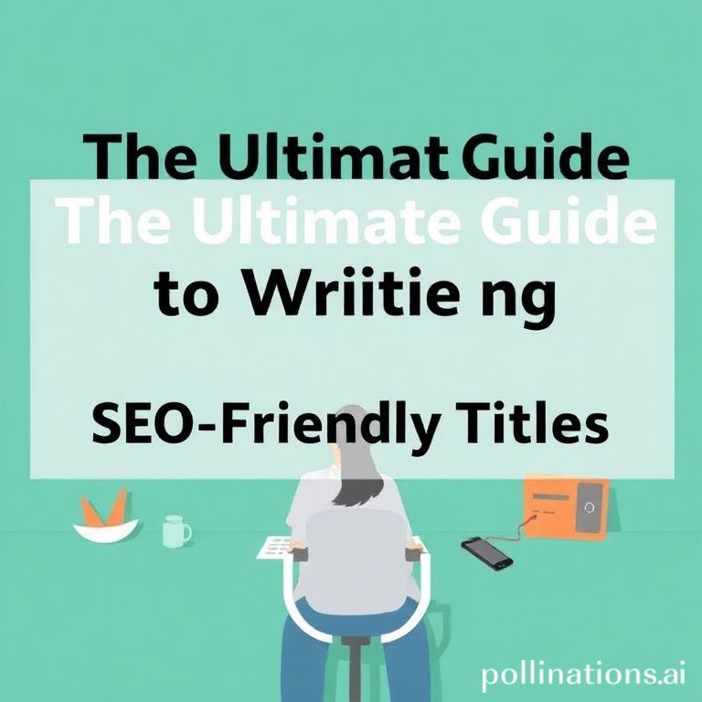 The Ultimate Guide to Writing SEO-Friendly Titles