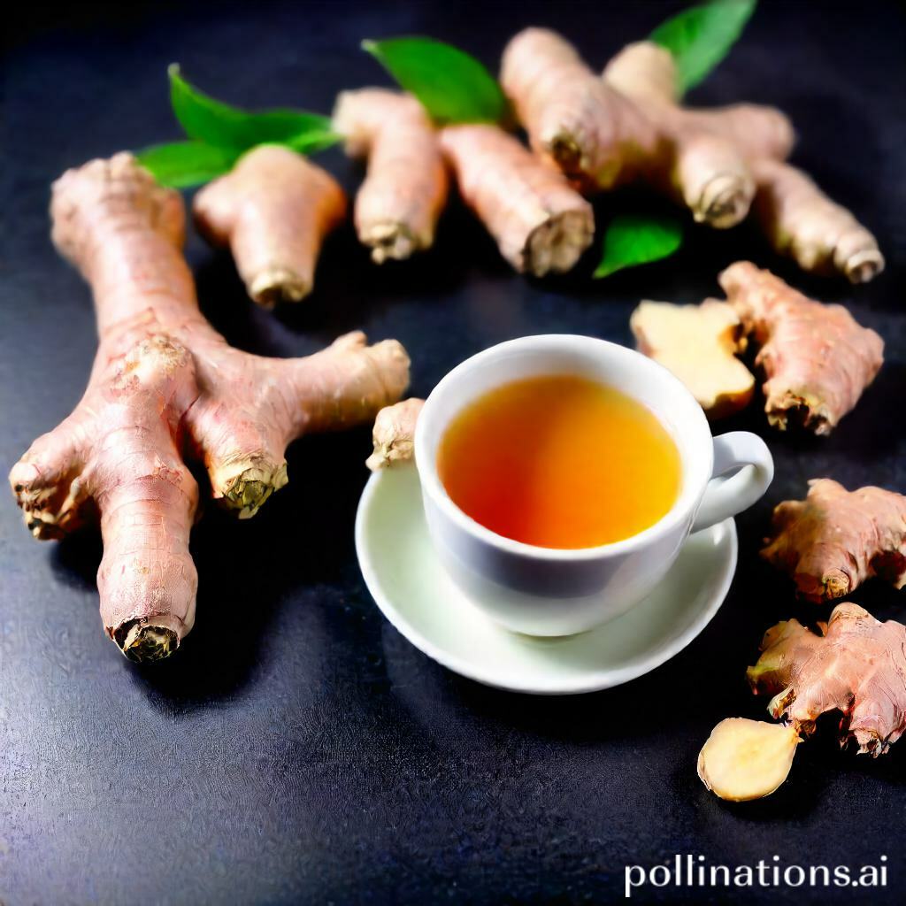 Ginger tea boosts lymph flow.