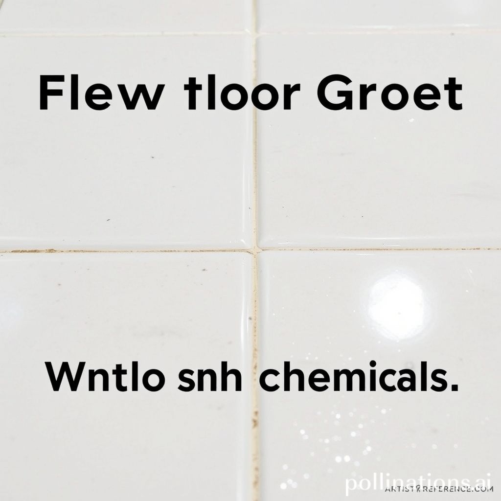 how to clean floor grout without scrubbing