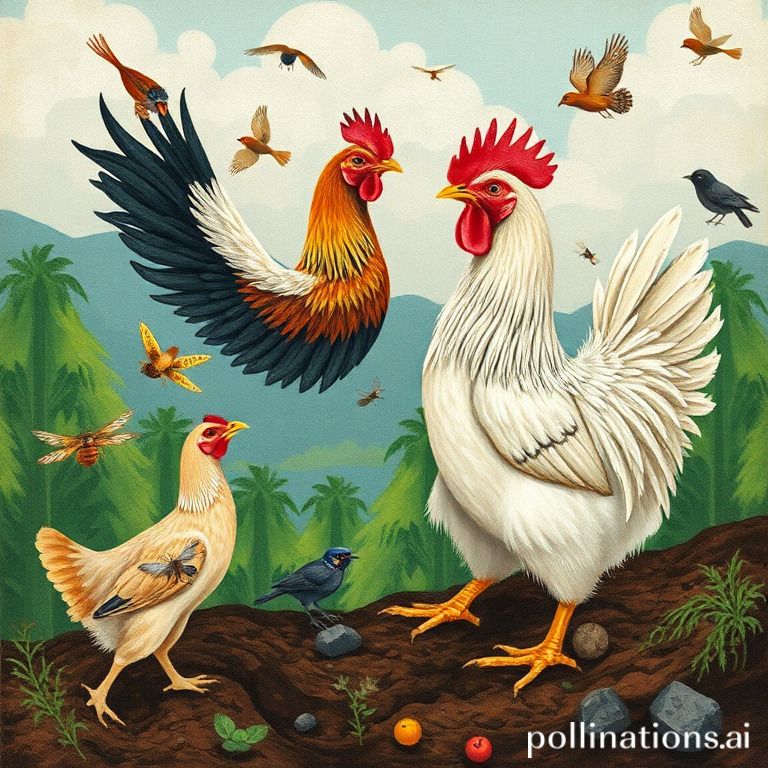 Chickens' ecosystem impact