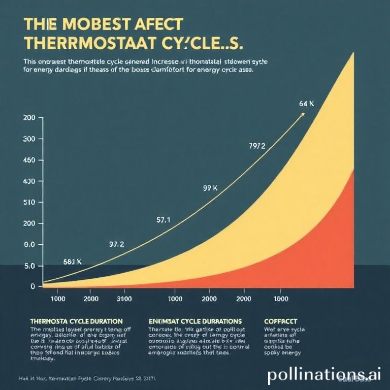 The impact of thermostat cycle duration on the energy bill