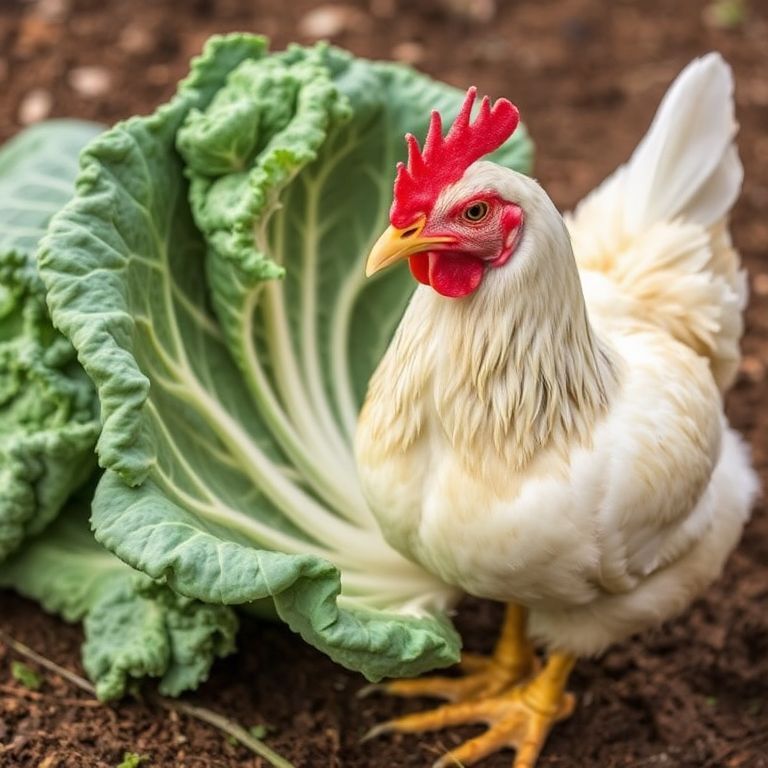 Healthy veggies for hens