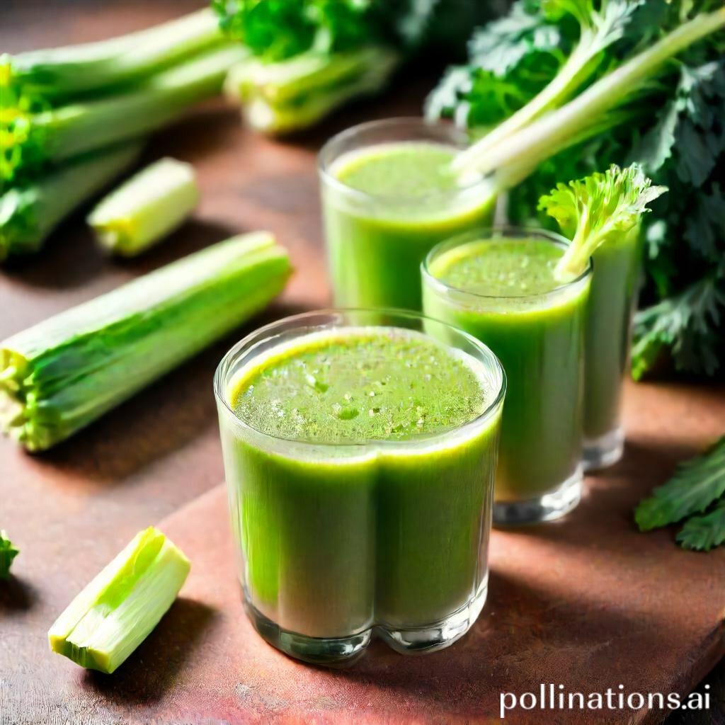 Potential Risks of Celery Juice: Sodium, Oxalates, and Allergic Reactions