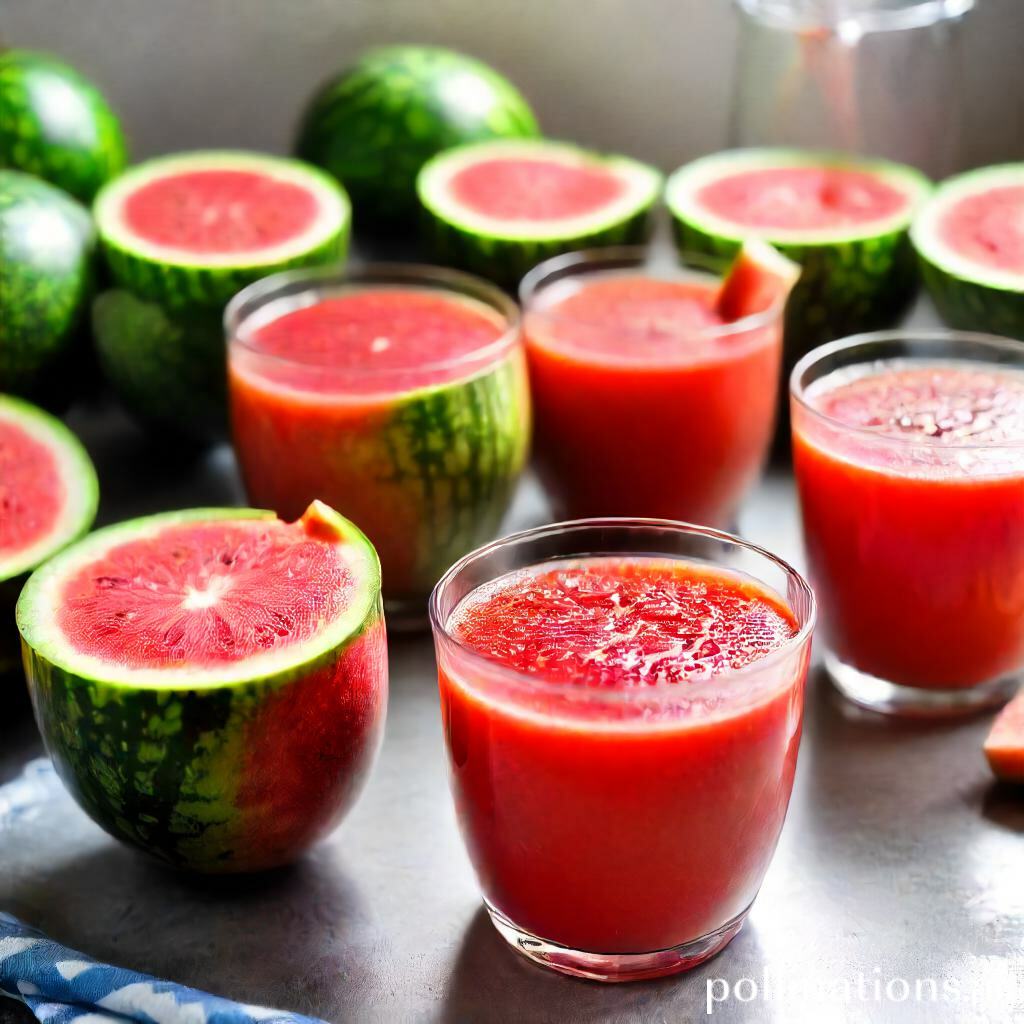 Preserving Watermelon Juice: The Power of Pasteurization
