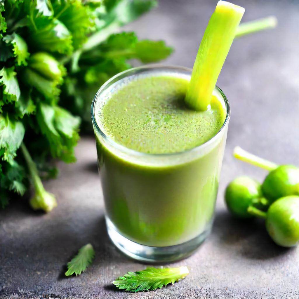 - Refreshing and Crisp Celery Juice Delight