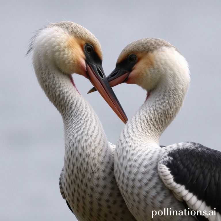 Beak rubbing; chicken talk