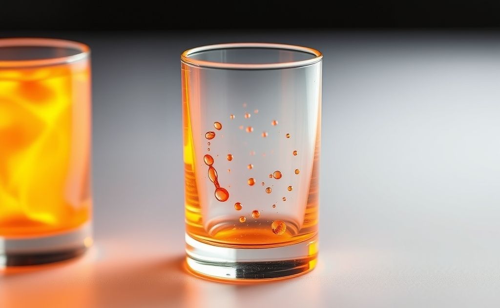 Thermal shock effects on fragile glass stability