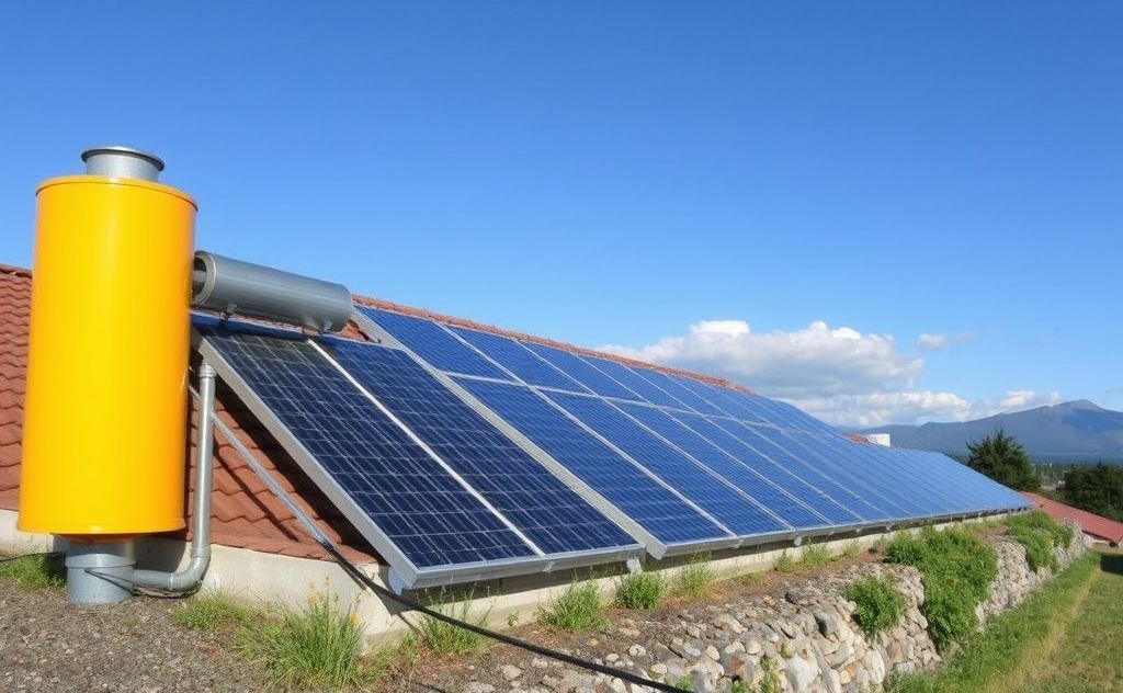 Thermal storage innovations in solar heating systems