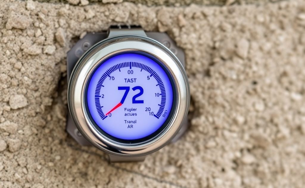 Thermostat function in geothermal heating systems
