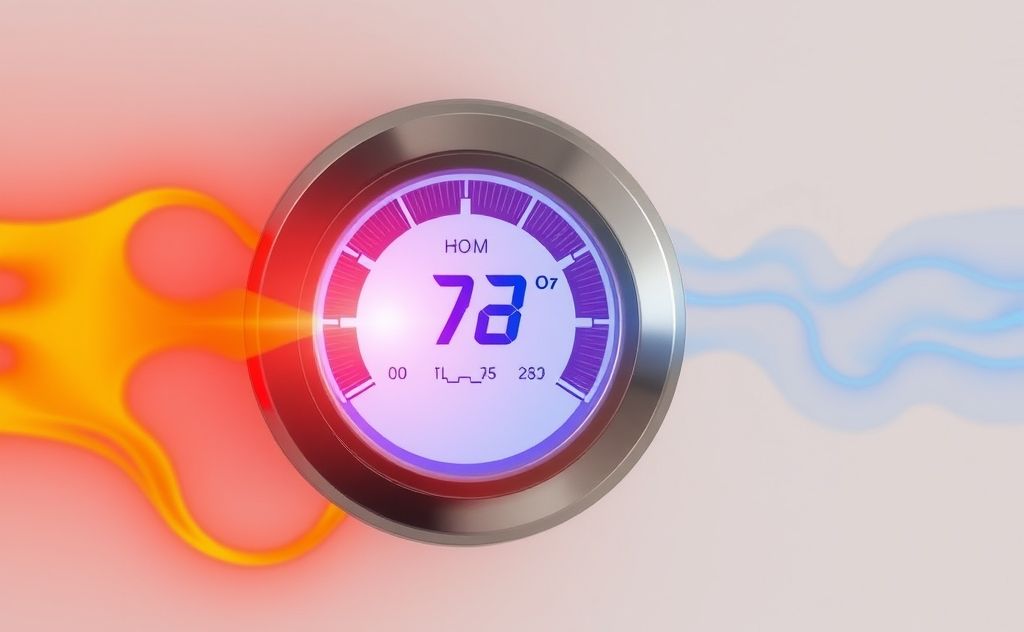 Thermostat impact on home heat flow dynamics