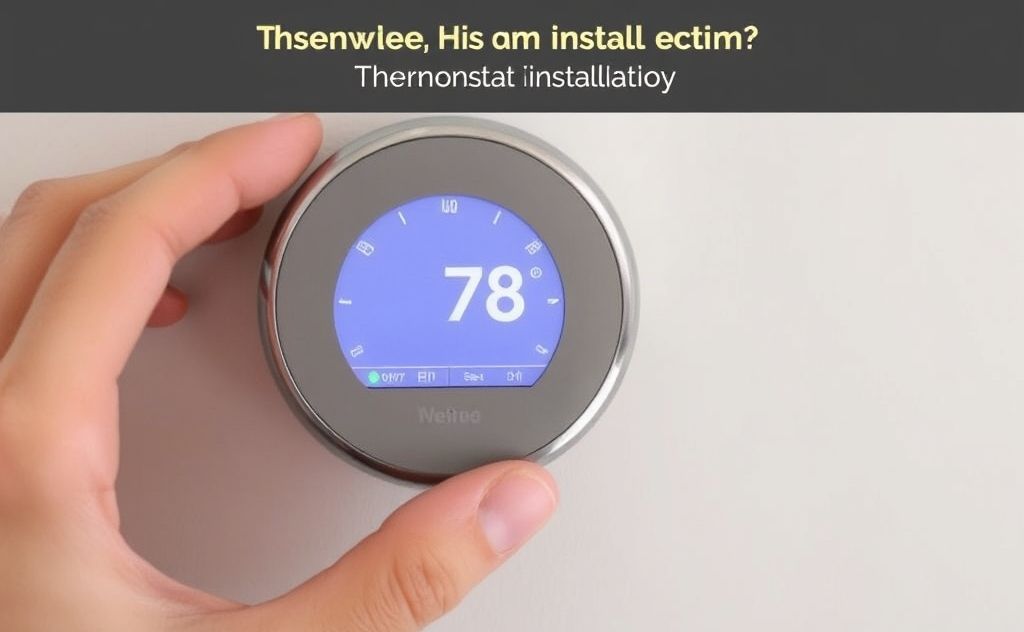Thermostat installation guide for new home setup