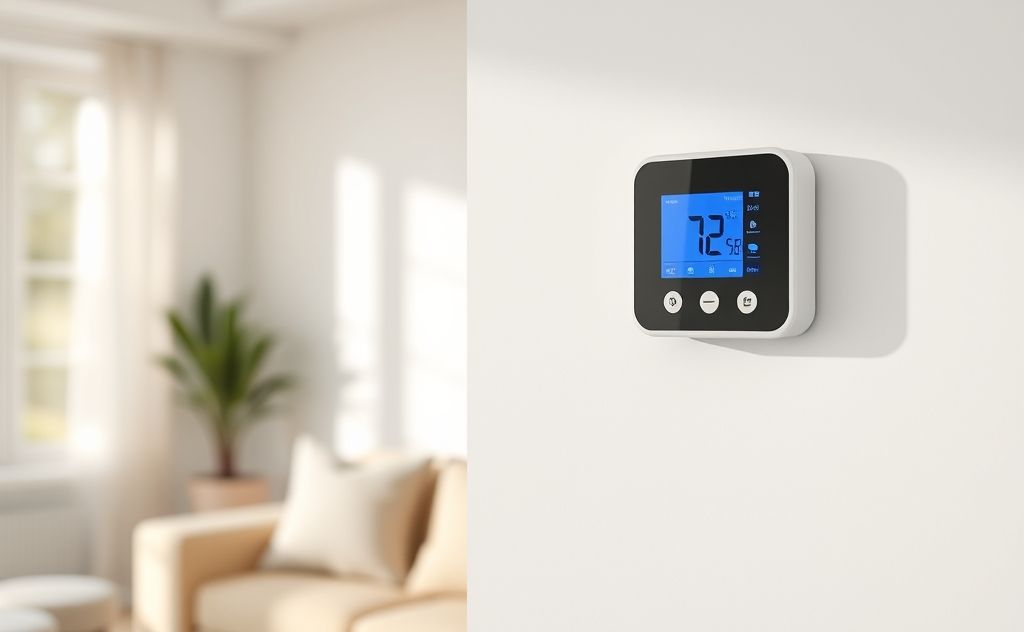 Thermostat settings for steady indoor climate