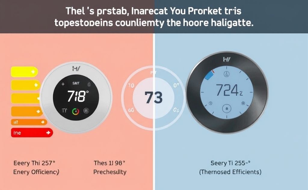 Thermostat types energy efficiency comparison tips