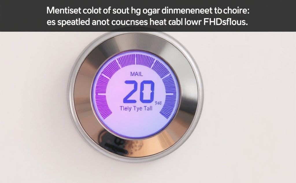 Thermostat types impact home heat flow.