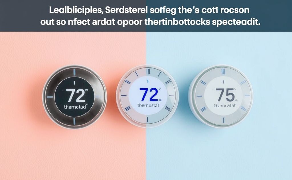 Thermostat types influence indoor air quality.