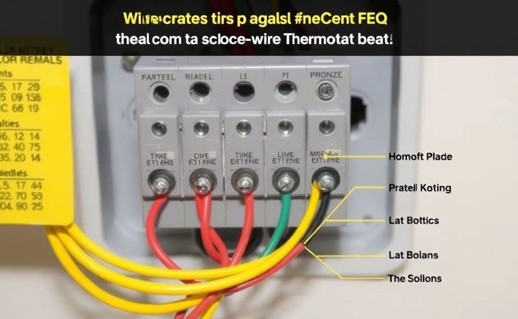 Thermostat wire color codes and splicing guide