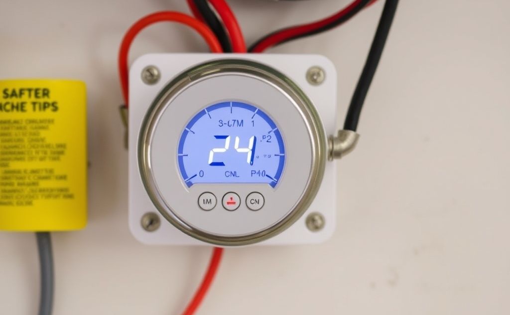 Thermostat wires and shock safety tips