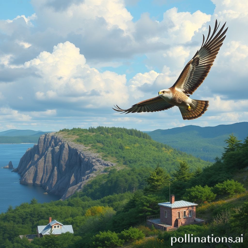 ‘They're so majestic': Visitors can see rare falcons flying over Acadia, but beware of trail closures