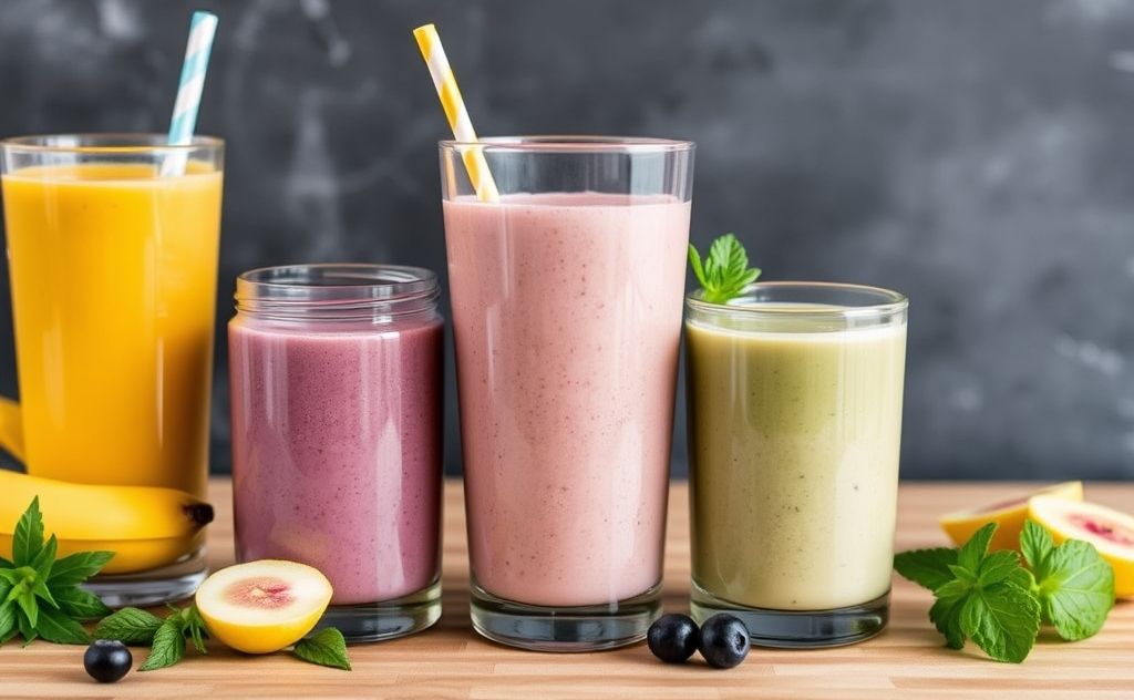 Thick smoothies with unique blending techniques