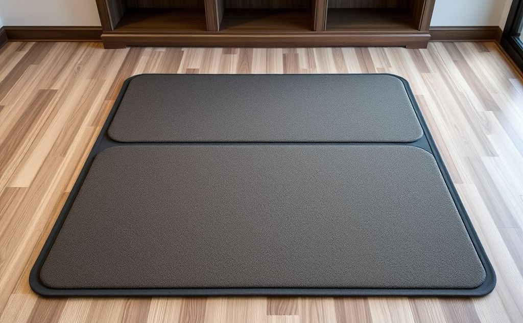 Three mats for ultimate floor protection