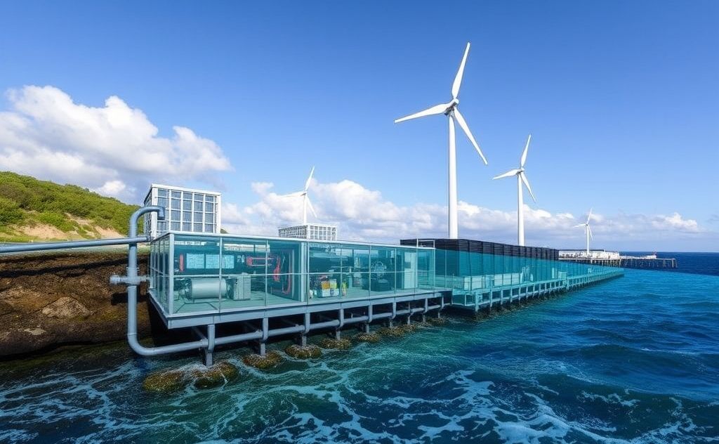 Tidal energy integration in HVAC systems