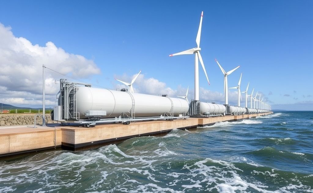 Tidal energy powering efficient HVAC systems