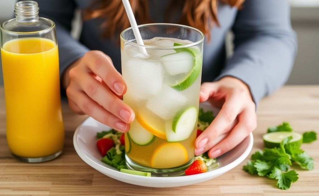 Timing your meal after a detox drink matters