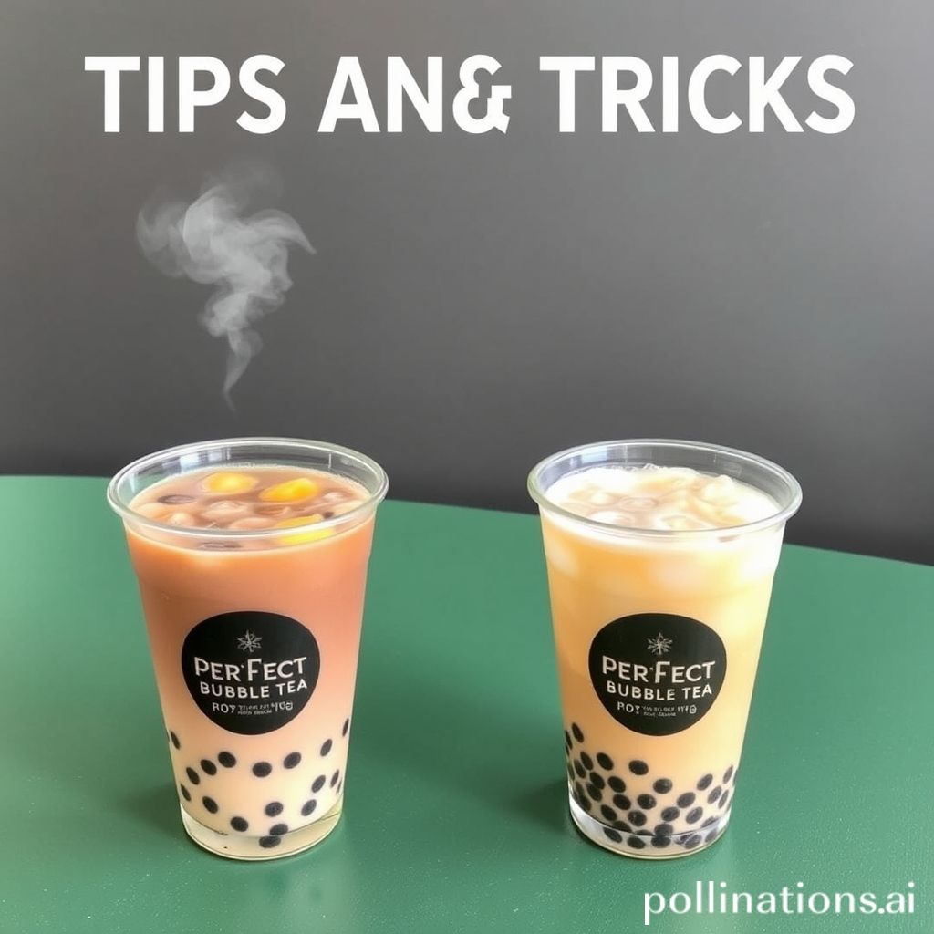 Bubble tea options