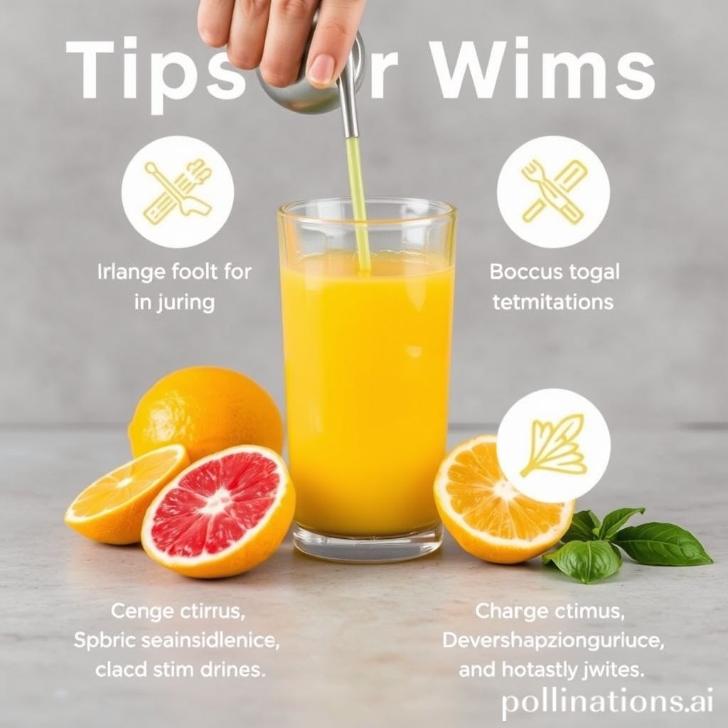 Avoiding Citrus Fruits in Juice Mixing: Tips and Substitutes