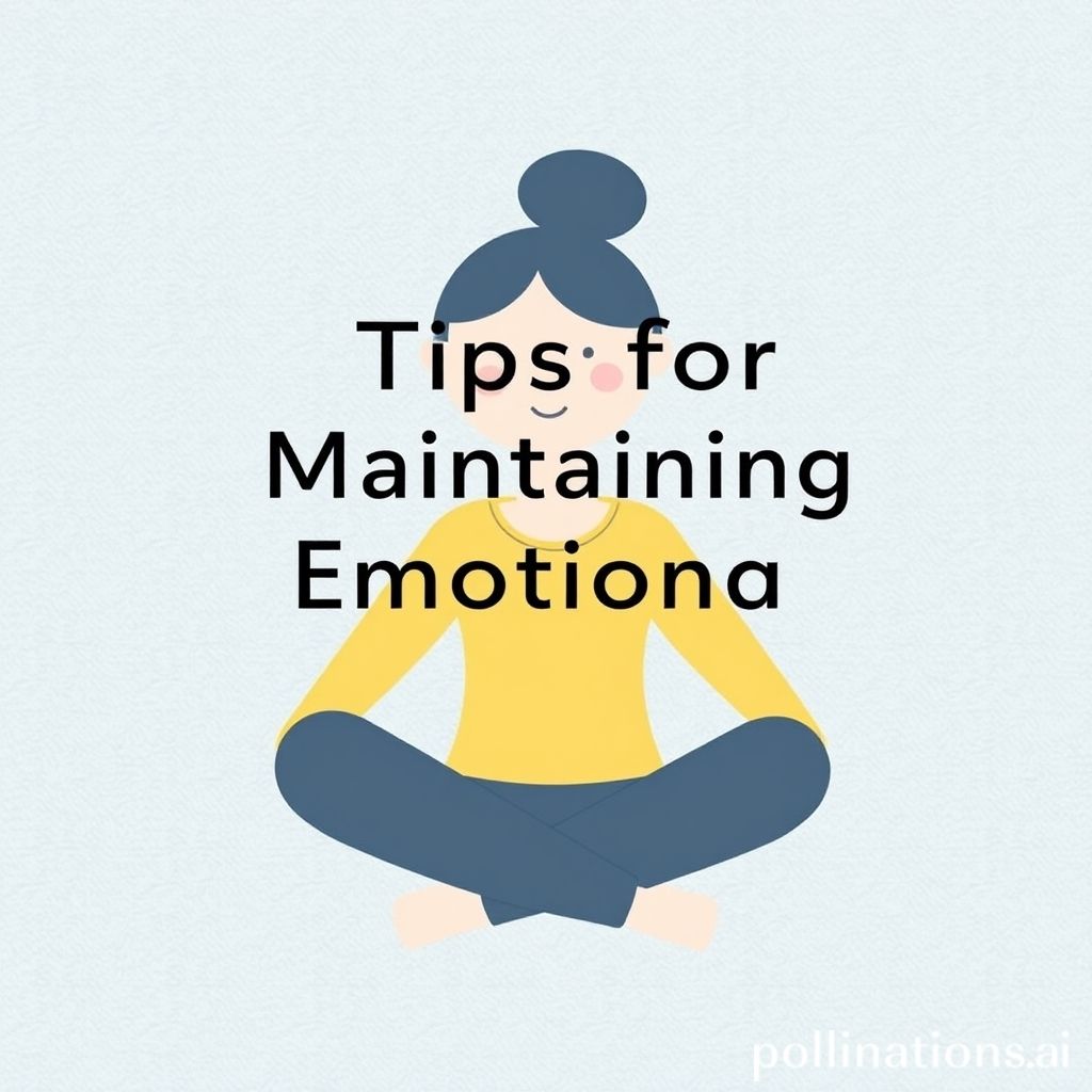 Tips for Maintaining Emotional Balance