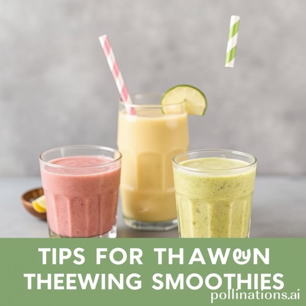 Thawing Frozen Smoothies: Time-saving Tips & Techniques