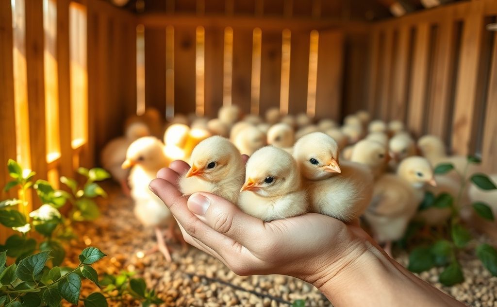 Tips for bonding with baby chickens easily