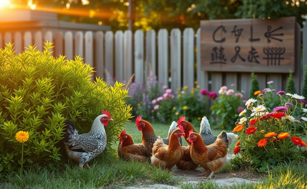 Tips for calming noisy chickens