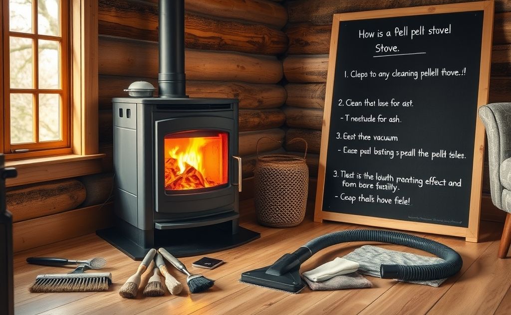 Tips for cleaning a pellet stove effectively