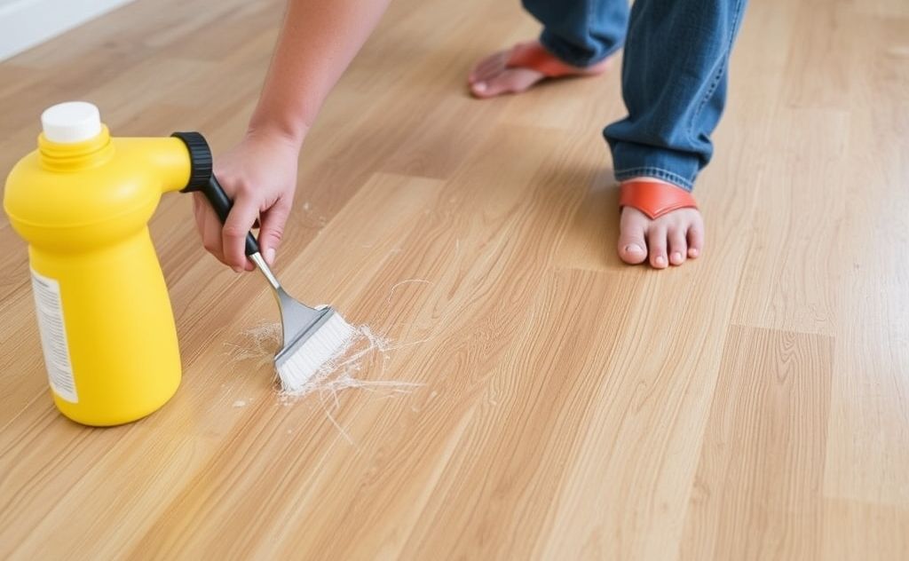 Tips for fixing discoloration in vinyl flooring