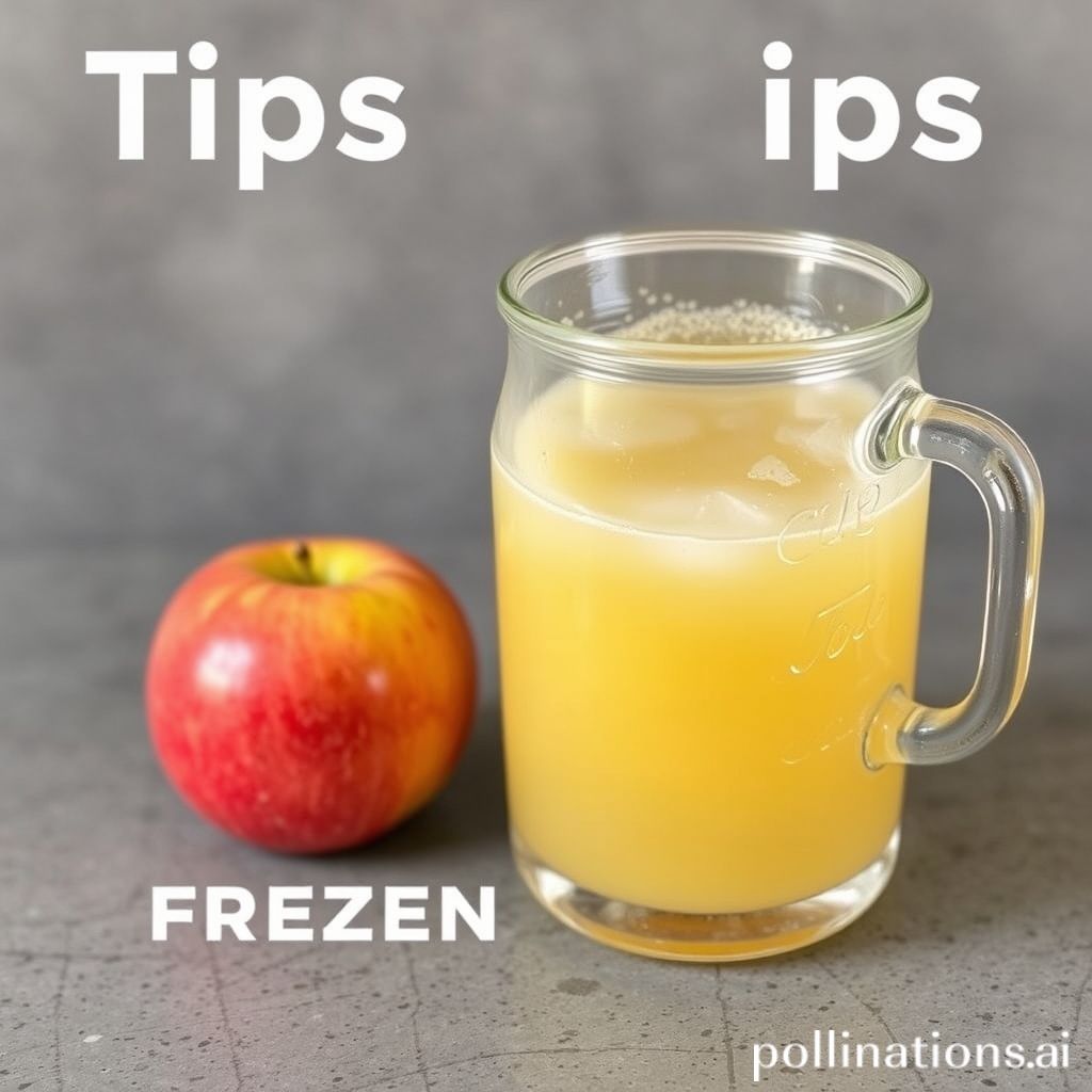 Freezing Apple Juice: Tips for Proper Storage